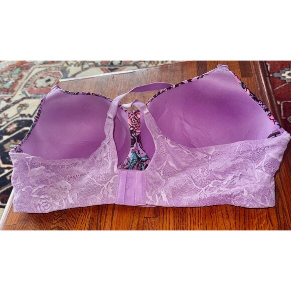 NWT Torrid curve pinup mermaid skull wireless bra size 42C - Picture 2 of 2